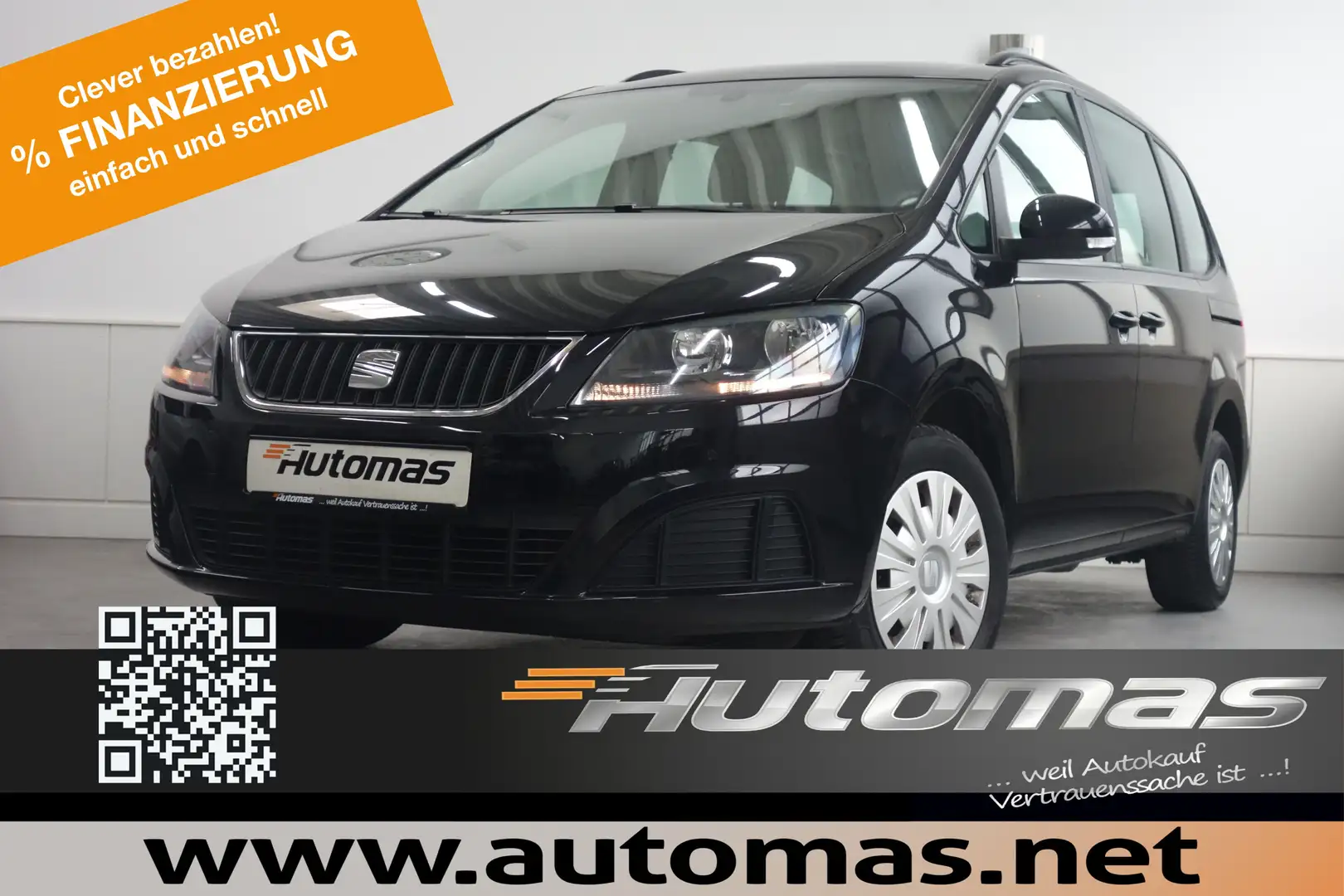 SEAT Alhambra Navi PDC R-Cam 7-Sitzer Standhzg. Schwarz - 1