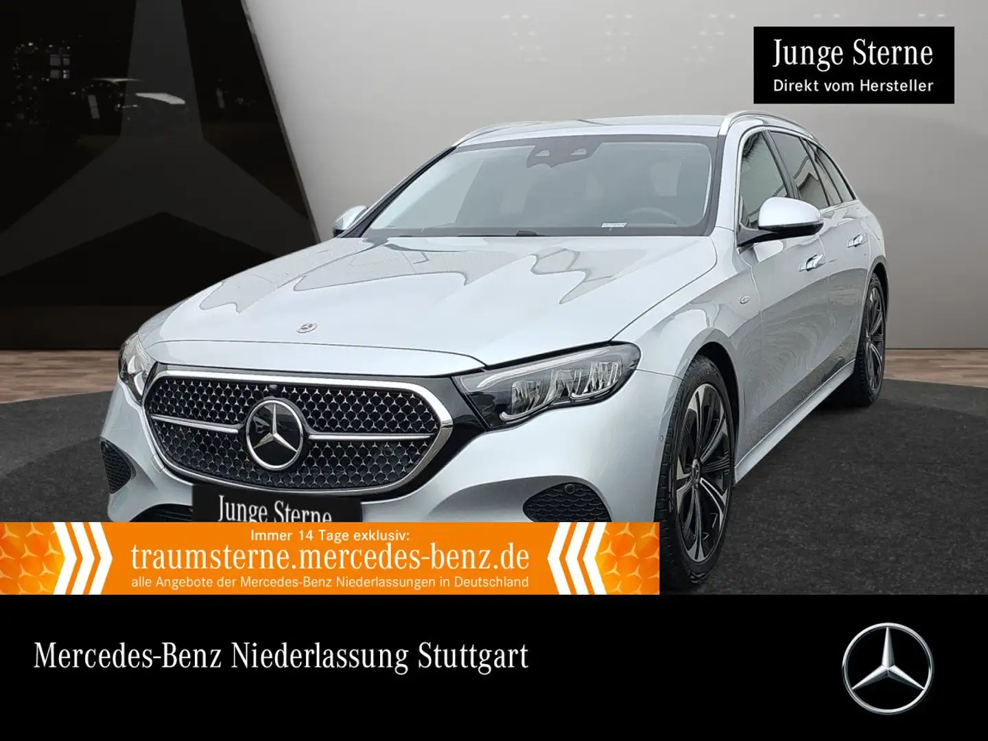 Mercedes-Benz E 300 e T Hybrid Avantgarde Fahrass Burmester LED Silber - 1