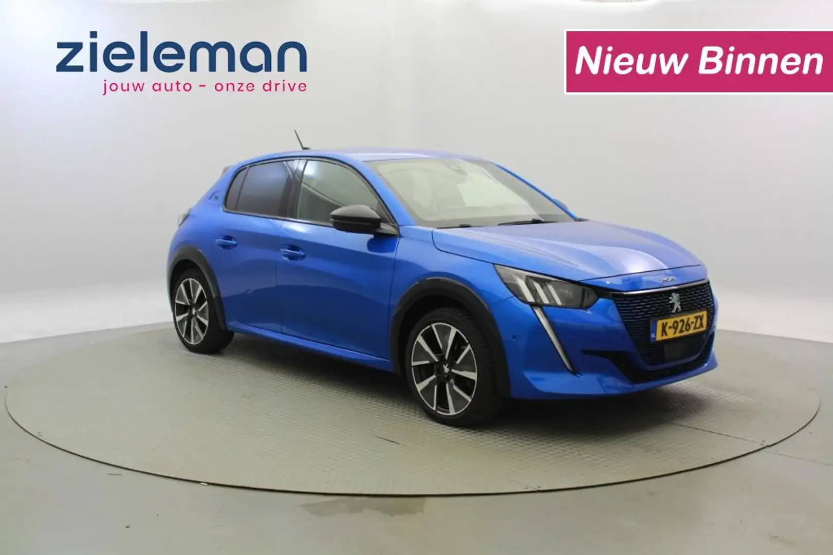 Peugeot e-208 GT 350 50 KWH - Carplay, Digitaal Cockpit, Camera, Bleu - 1