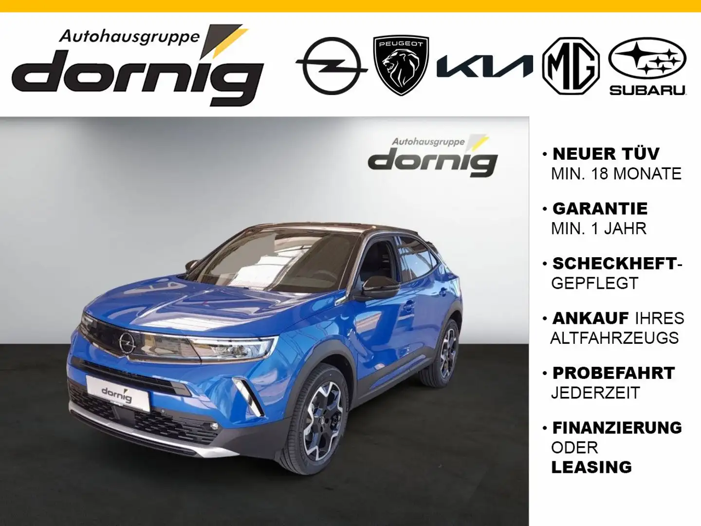 Opel Mokka B Ultimate 1.2, Alu, Parkpilot Blau - 1