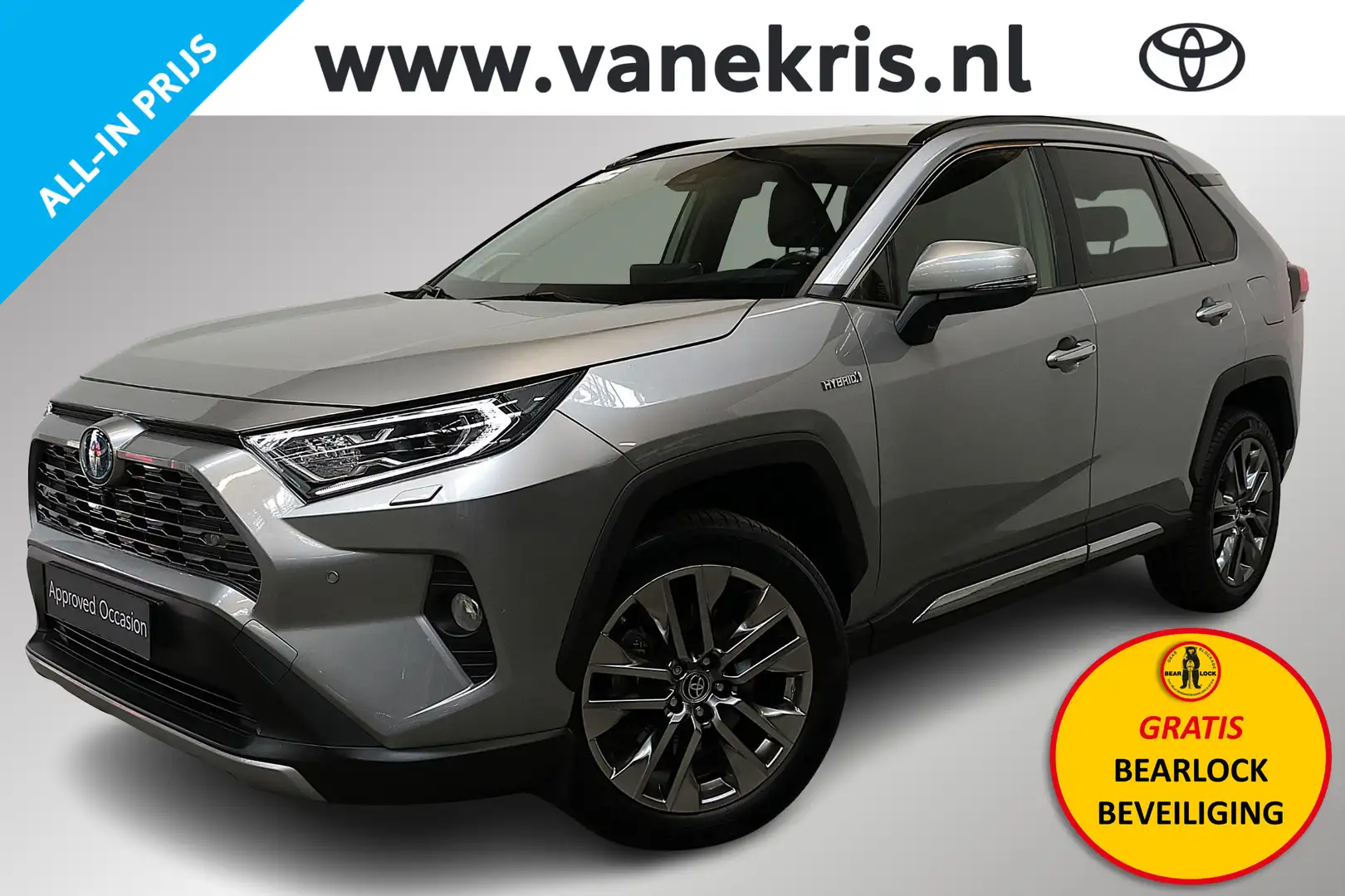 Toyota RAV 4 2.5 Hybrid Executive Limited, Premium Pack, Licht Zilver - 1
