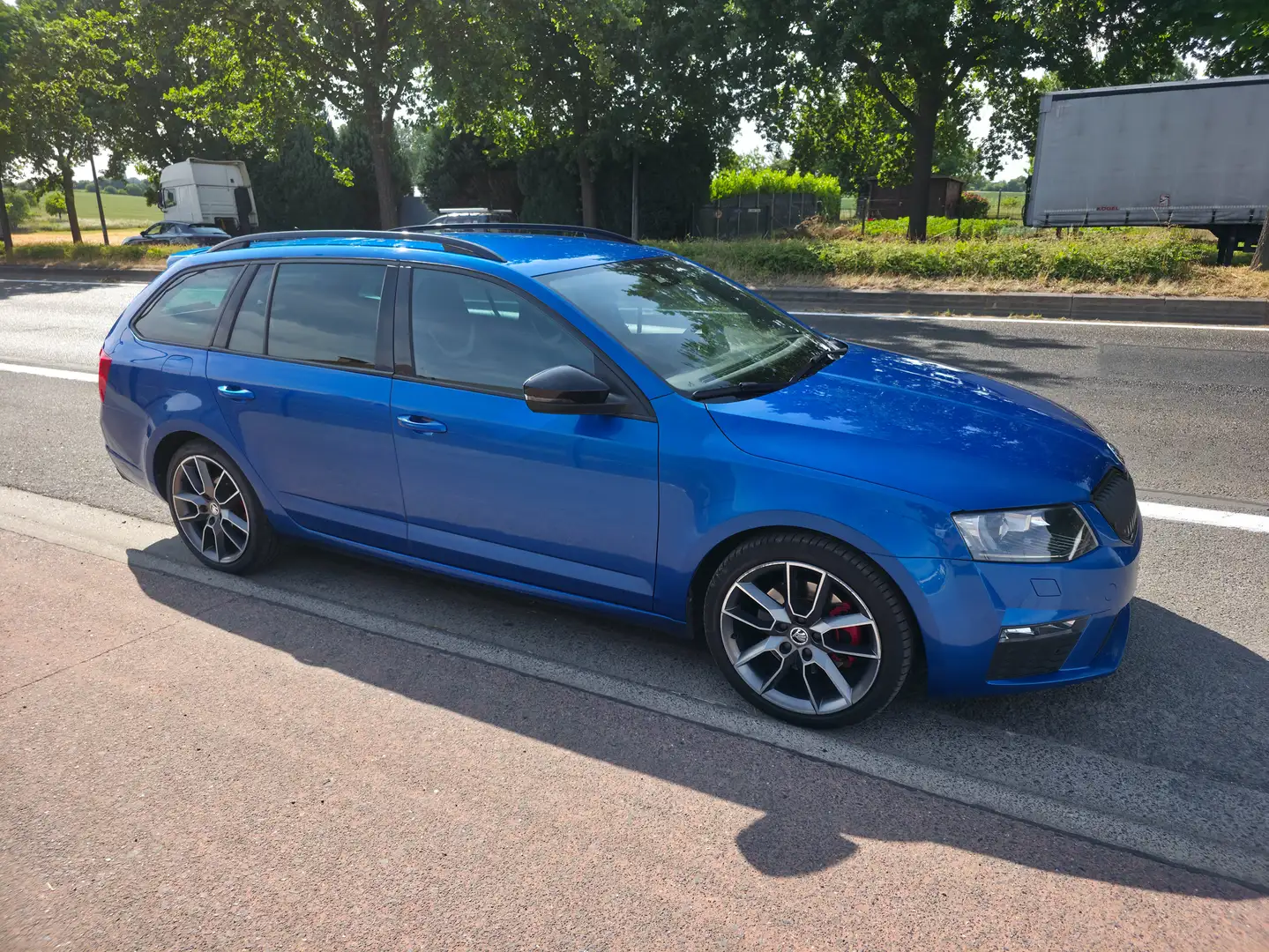 Skoda Octavia SW RS 2.0 CR TDi 1°EIG. PERFECTE STAAT FULL !! Blue - 1