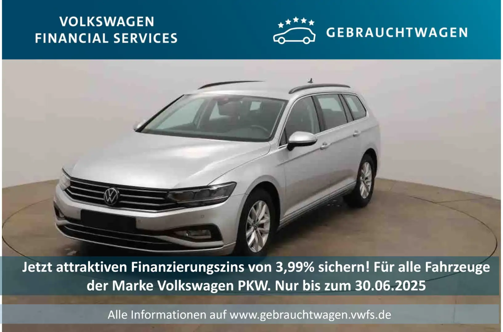 Volkswagen Passat Variant Business 2.0 TDI DSG RFK*PDC*Temp Argent - 1