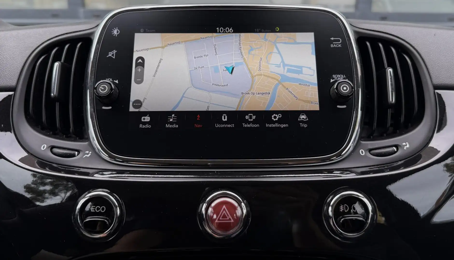 Fiat 500C 0.9 T LOUNGE - NAVI - SPOTIFY - AIRCO - NAP Noir - 2