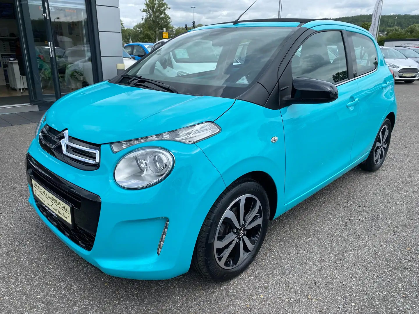 Citroen C1 Airscape 1.2 VTi Shine Kamera Tempomat Sitzheizung Blau - 1