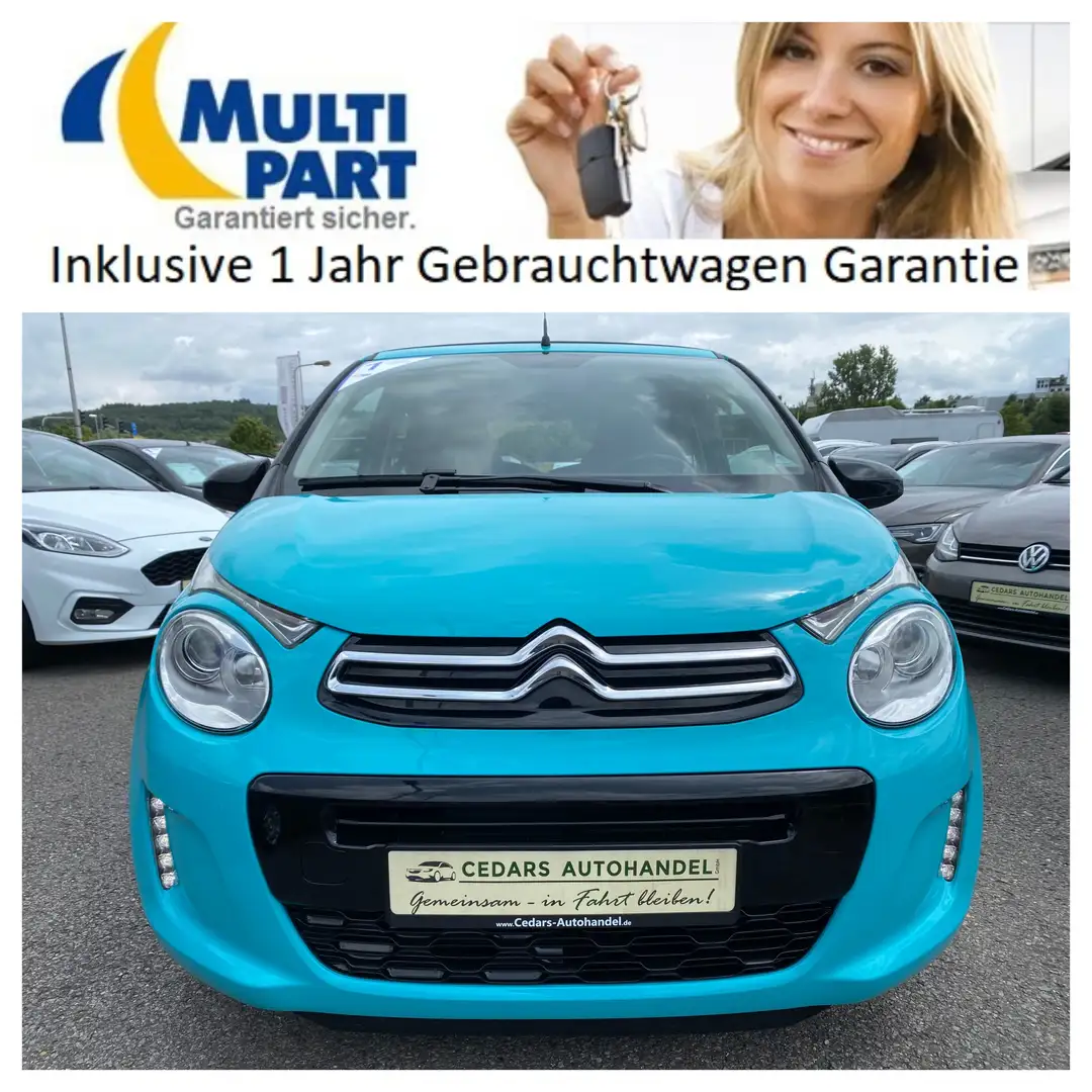 Citroen C1 Airscape 1.2 VTi Shine Kamera Tempomat Sitzheizung Blau - 2