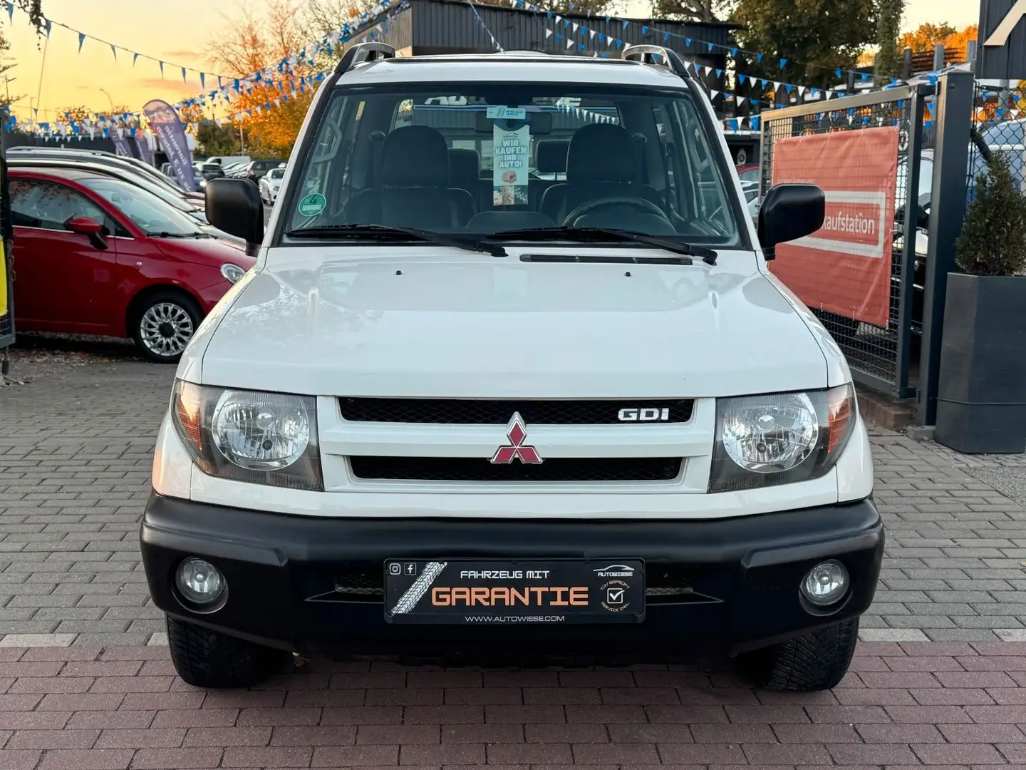 Mitsubishi Pajero Pinin 1.8 GDI*Klima*Leder*4x4*Schiebedach Blanc - 2