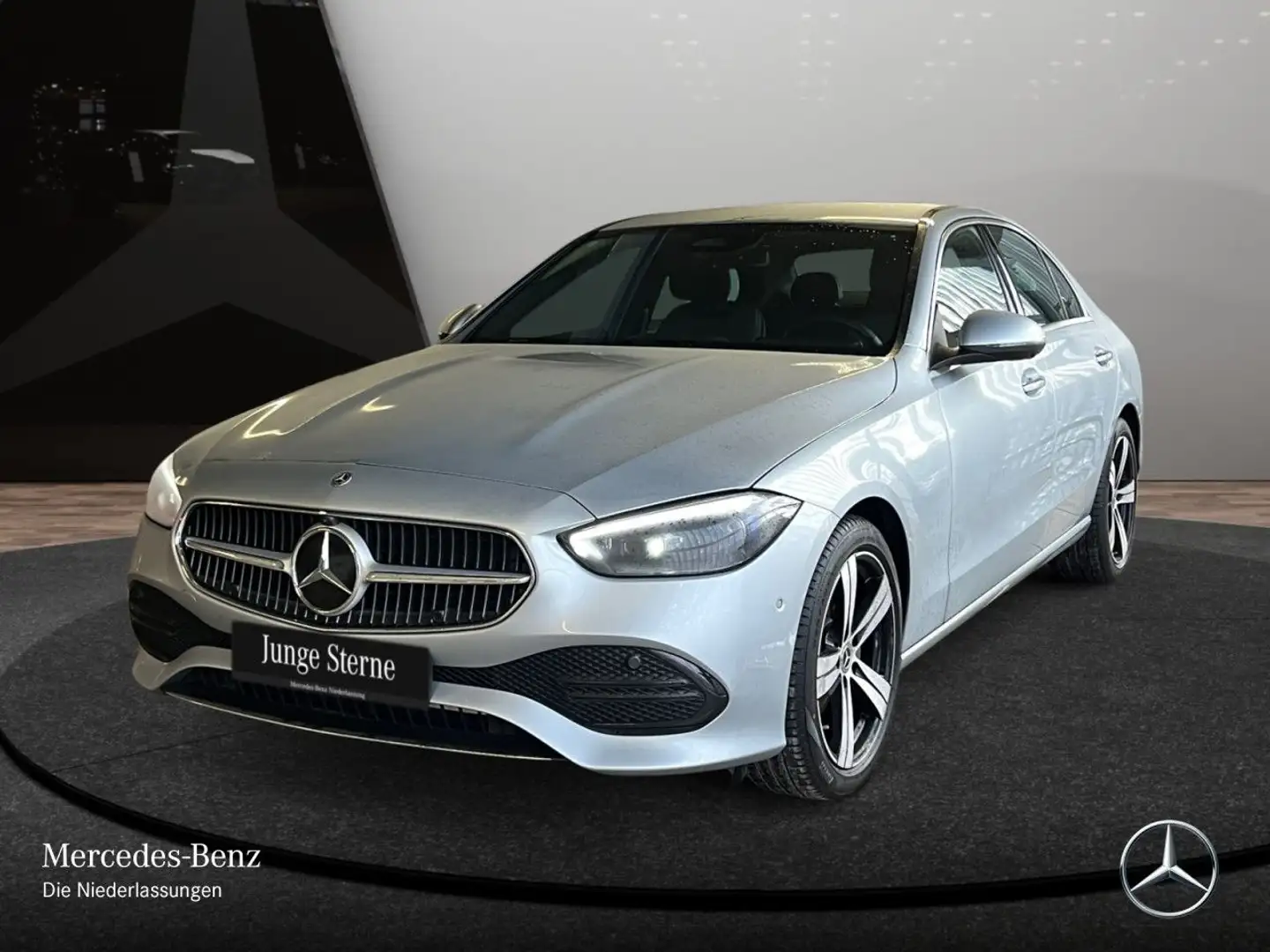 Mercedes-Benz C 180 AVANTG+360+TOTW+KEYLESS+9G Silber - 2