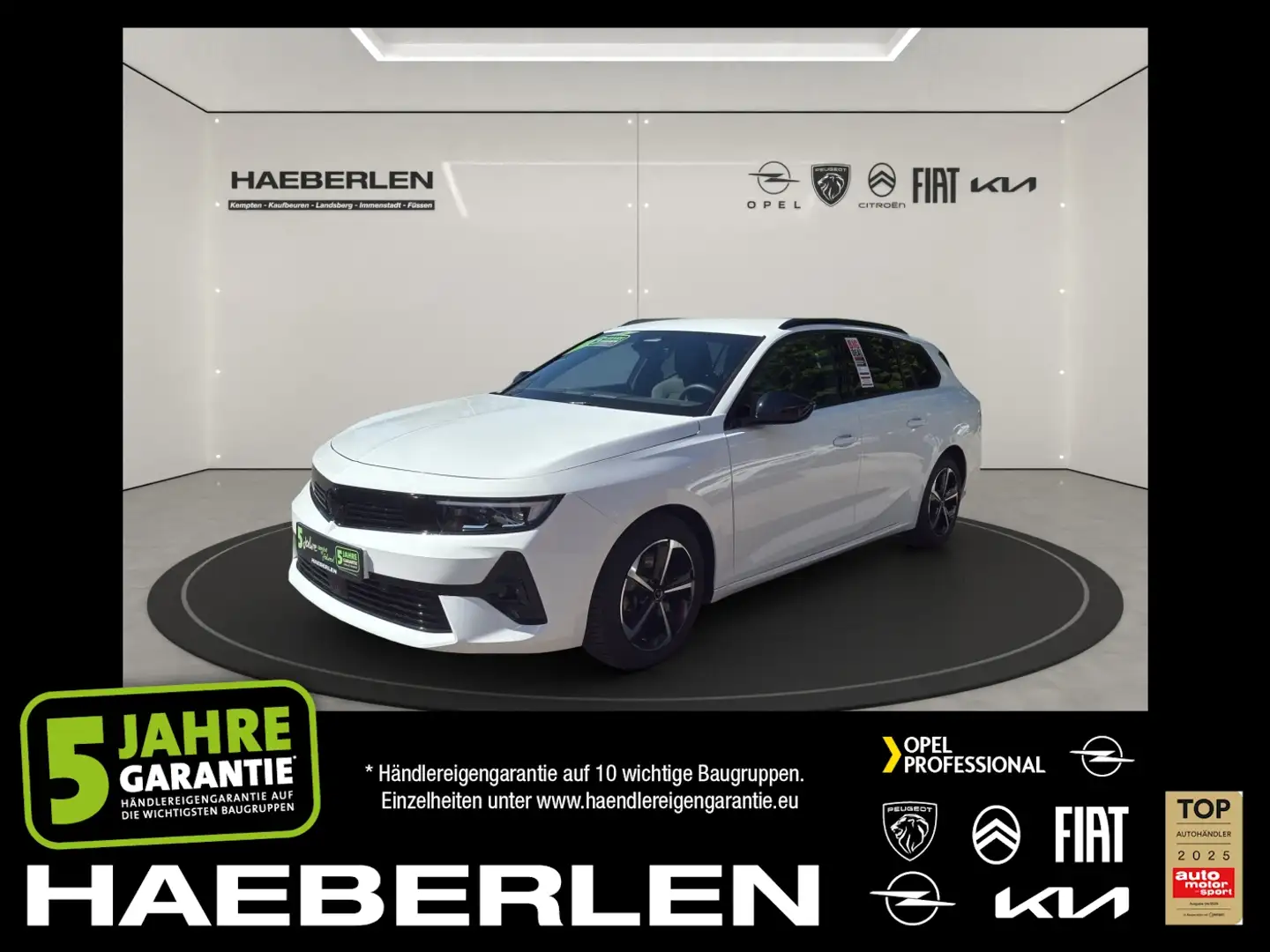 Opel Astra L ST 1.2 GS SHZ+LHZ*360Kamera*ALLWETTER Weiß - 1