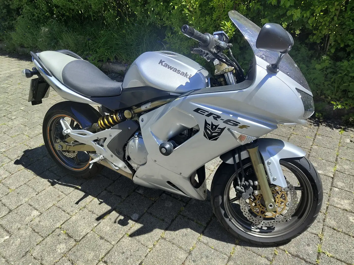 Kawasaki ER - 6 F Silber - 2
