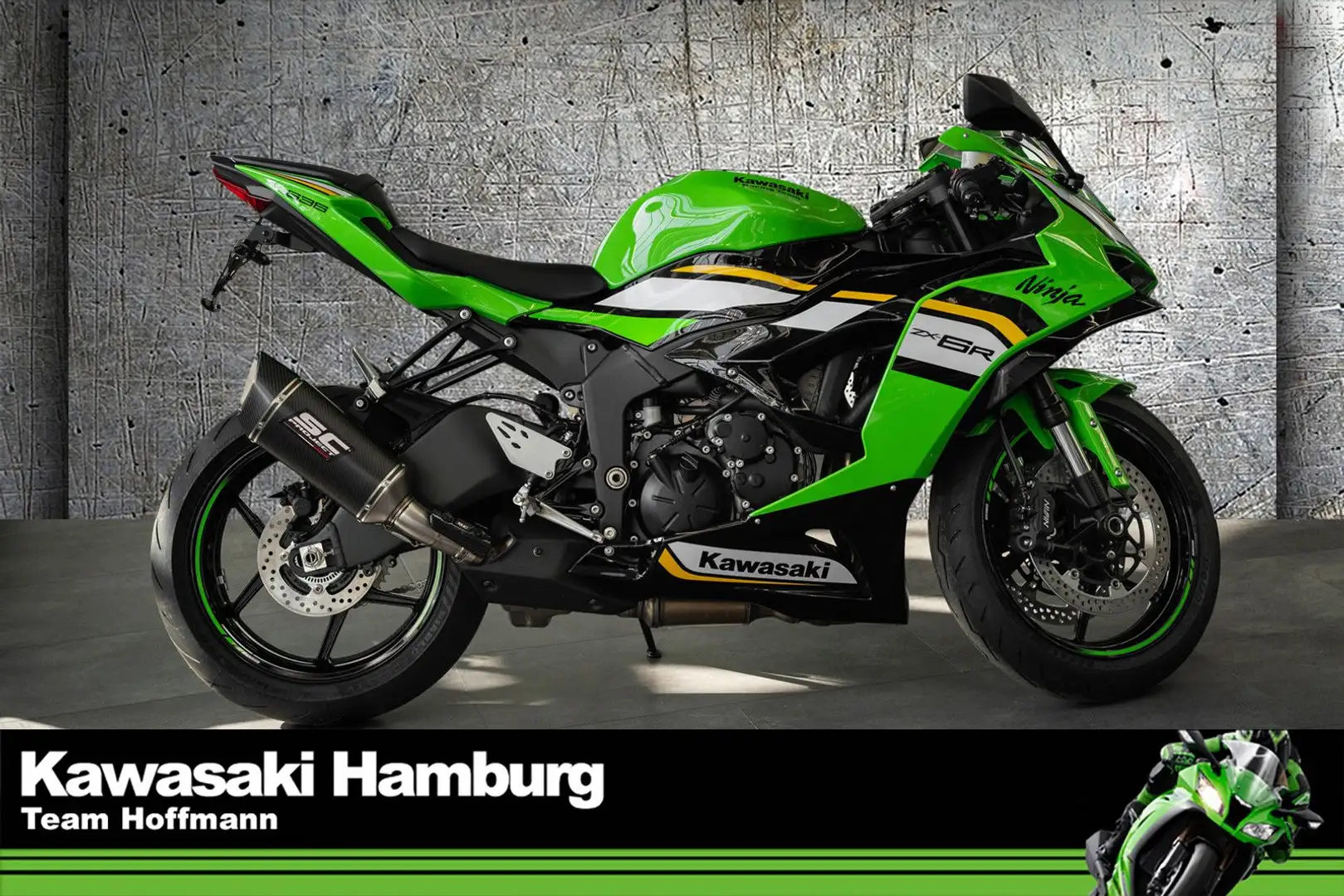 Kawasaki Ninja ZX-6R SC-Project, sofort lieferbar Verde - 1