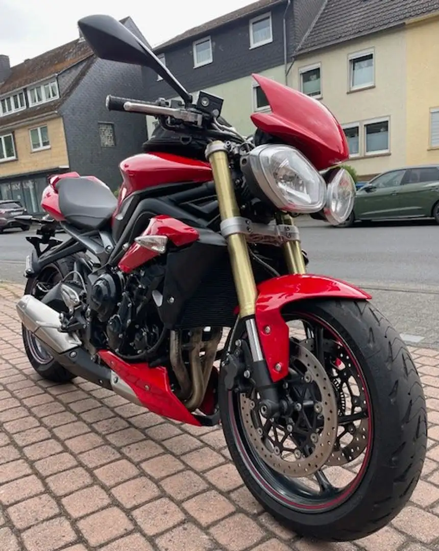 Triumph Street Triple 675 1te Hand - TOP Zustand - Extras Roşu - 1