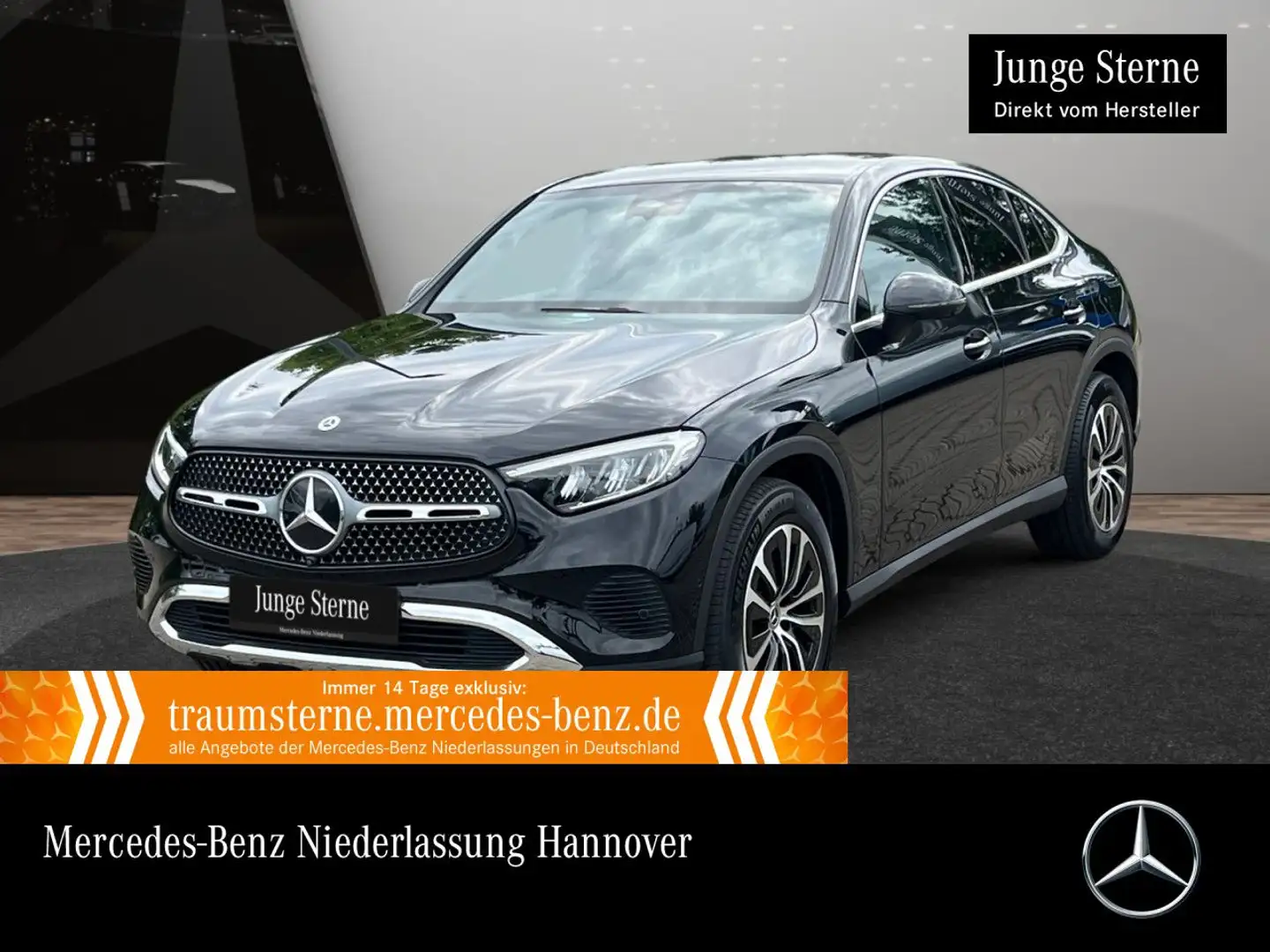 Mercedes-Benz GLC 200 4M AVANTG+360+LED+TOTW+KEYLESS+9G Schwarz - 1