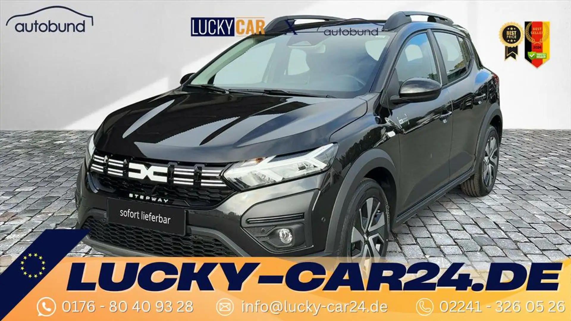 Dacia Sandero EXPRESSION III Stepway 1,0 TCe 90 DAB LED Link ... Schwarz - 1