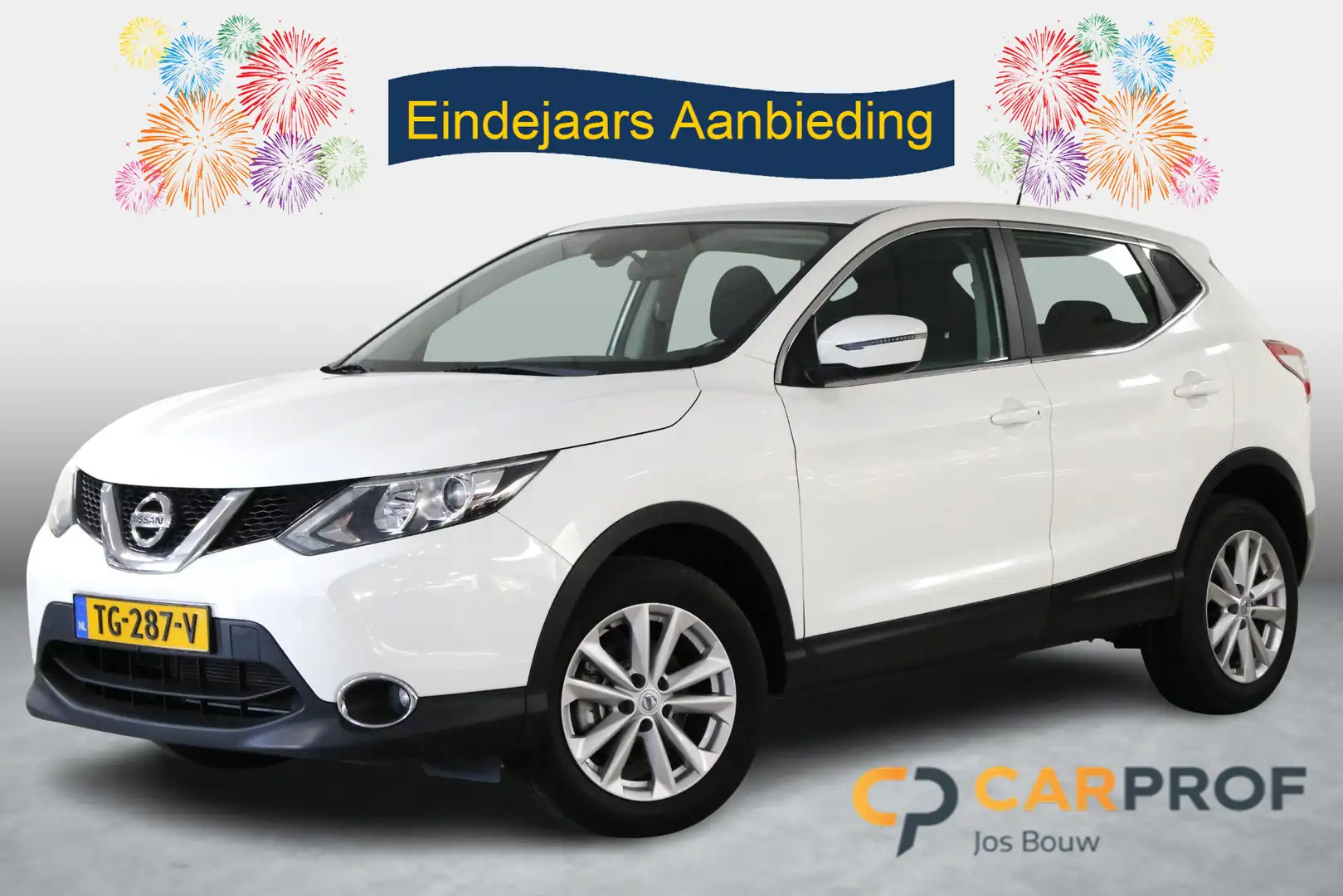 Nissan Qashqai 1.2 Acenta Climate | Cruise | Bluetooth | Parkeers Blanc - 1