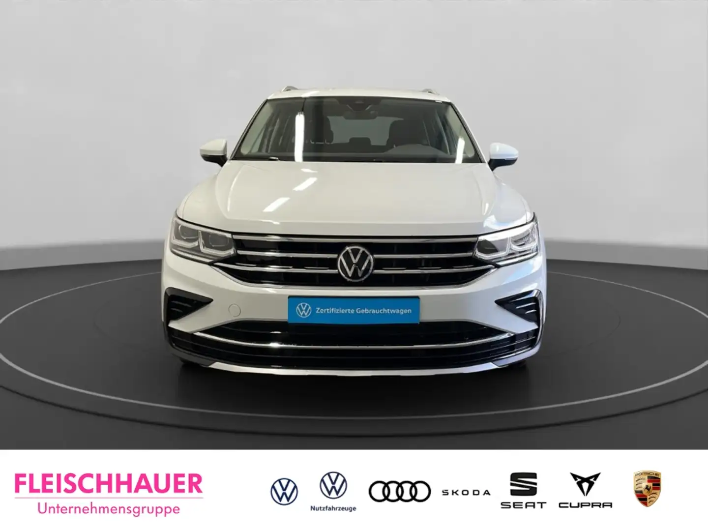 Volkswagen Tiguan 1.5 TSI Elegance ACC LED Navi PDCv+h Apple CarPlay Weiß - 2