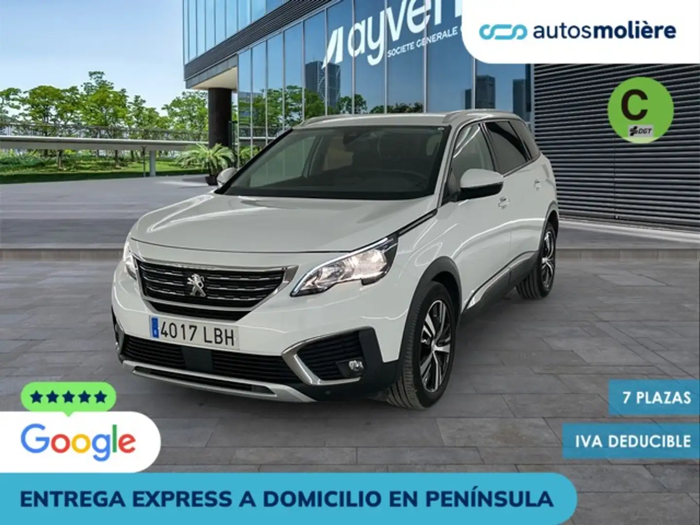 Peugeot 5008 1.6 BlueHDI Allure 7 pl. EAT6 120 Blanco - 1
