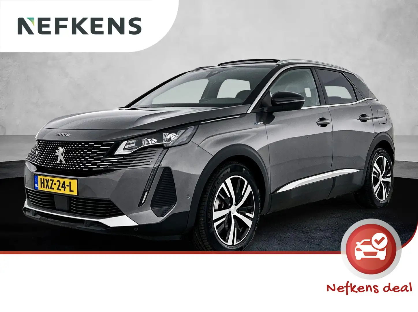 Peugeot 3008 SUV GT 1.6 Plug-in HYbrid 225pk Automaat | Zeer la Grijs - 1