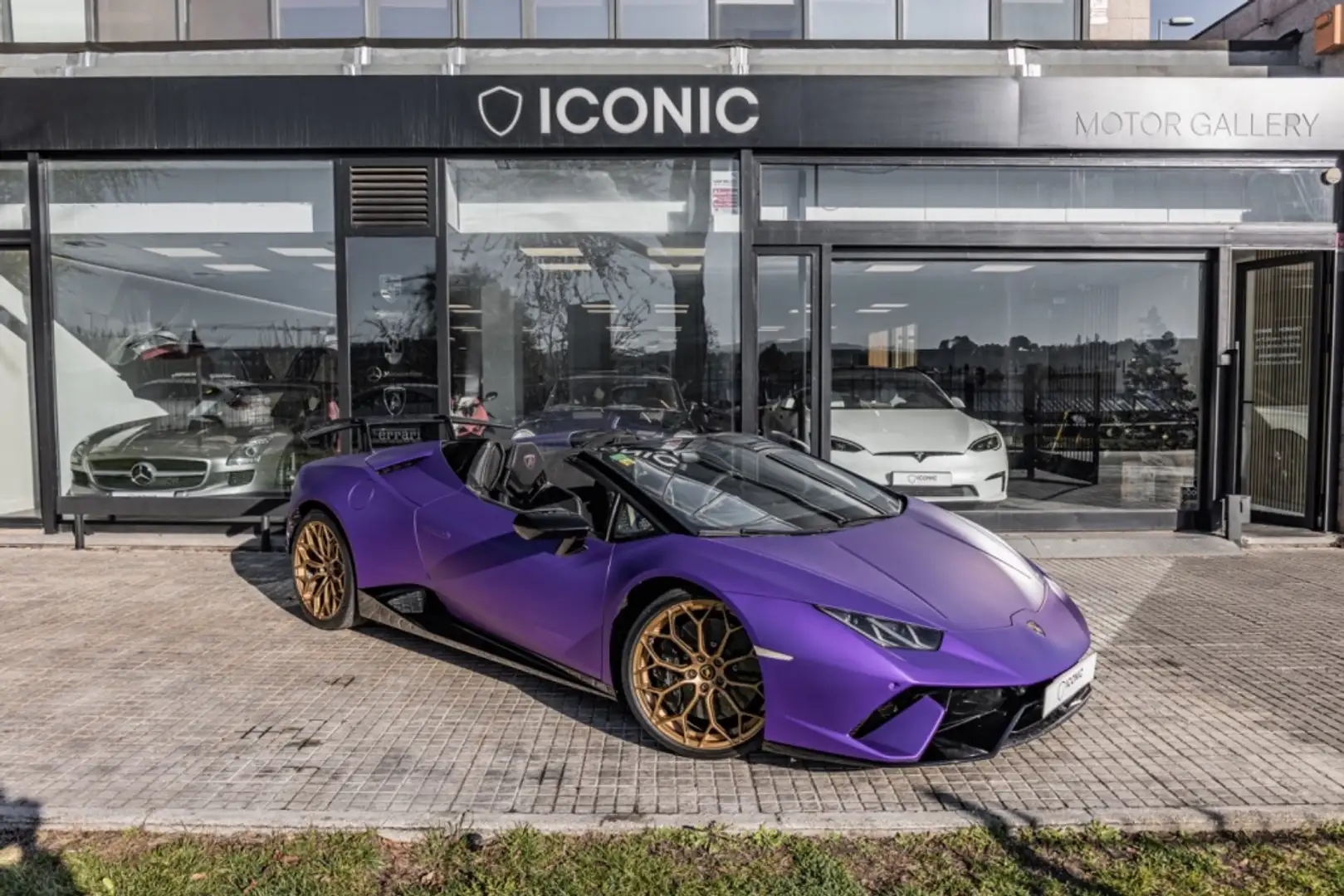 Lamborghini Huracán LP 640-4 Performante Spyder Fioletowy - 1