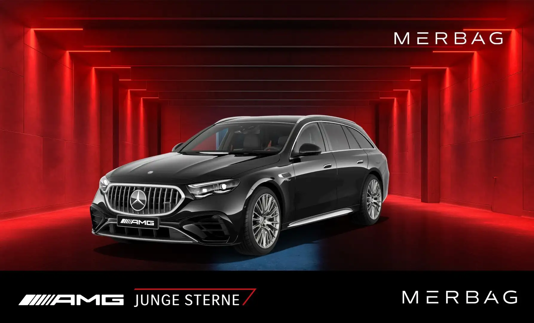 Mercedes-Benz E 53 AMG 4MATIC+ T-Modell Zwart - 1