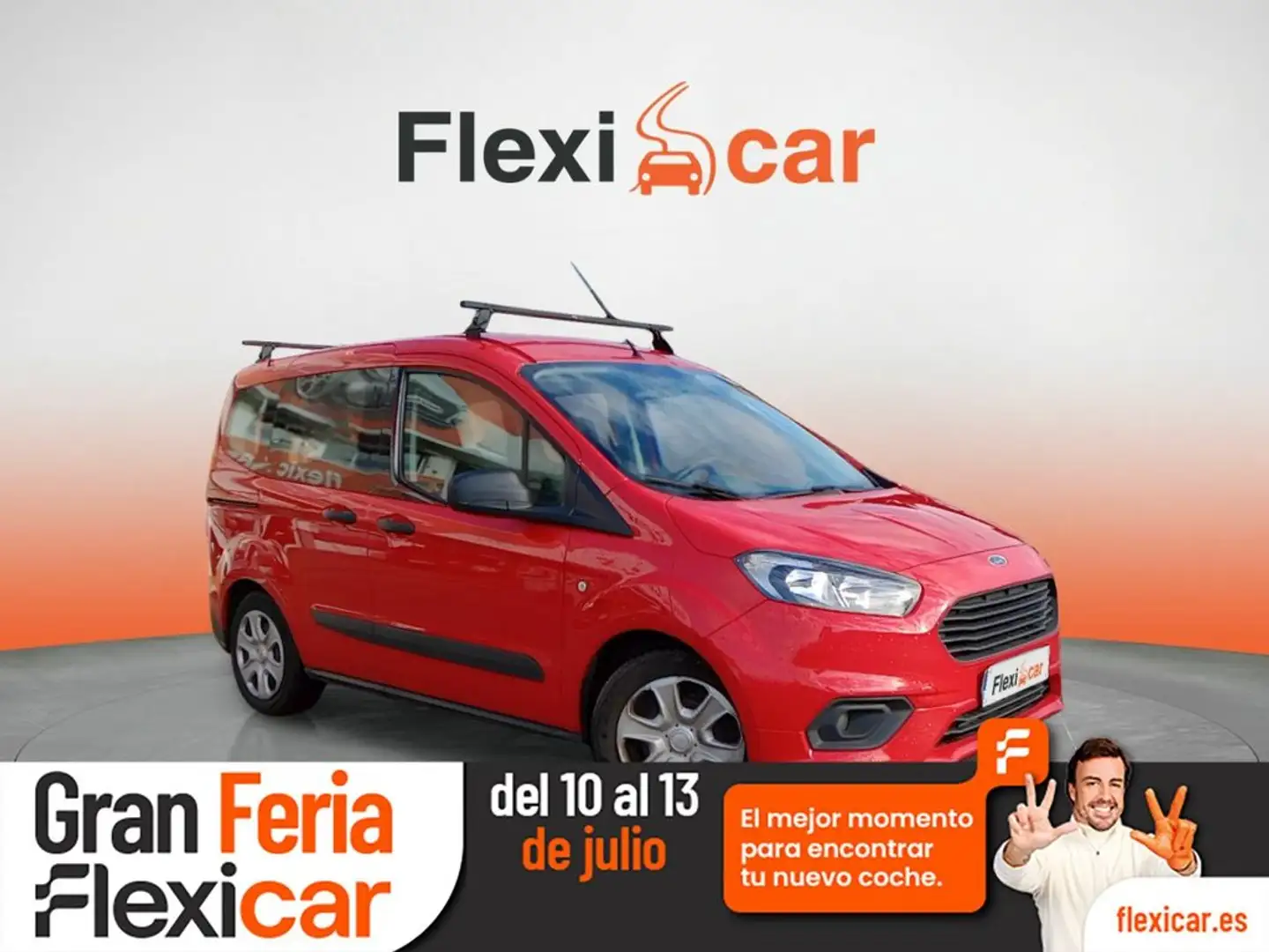 Ford Tourneo Courier 1.0 EcoBoost 74kW (100CV) Ambiente Rojo - 1