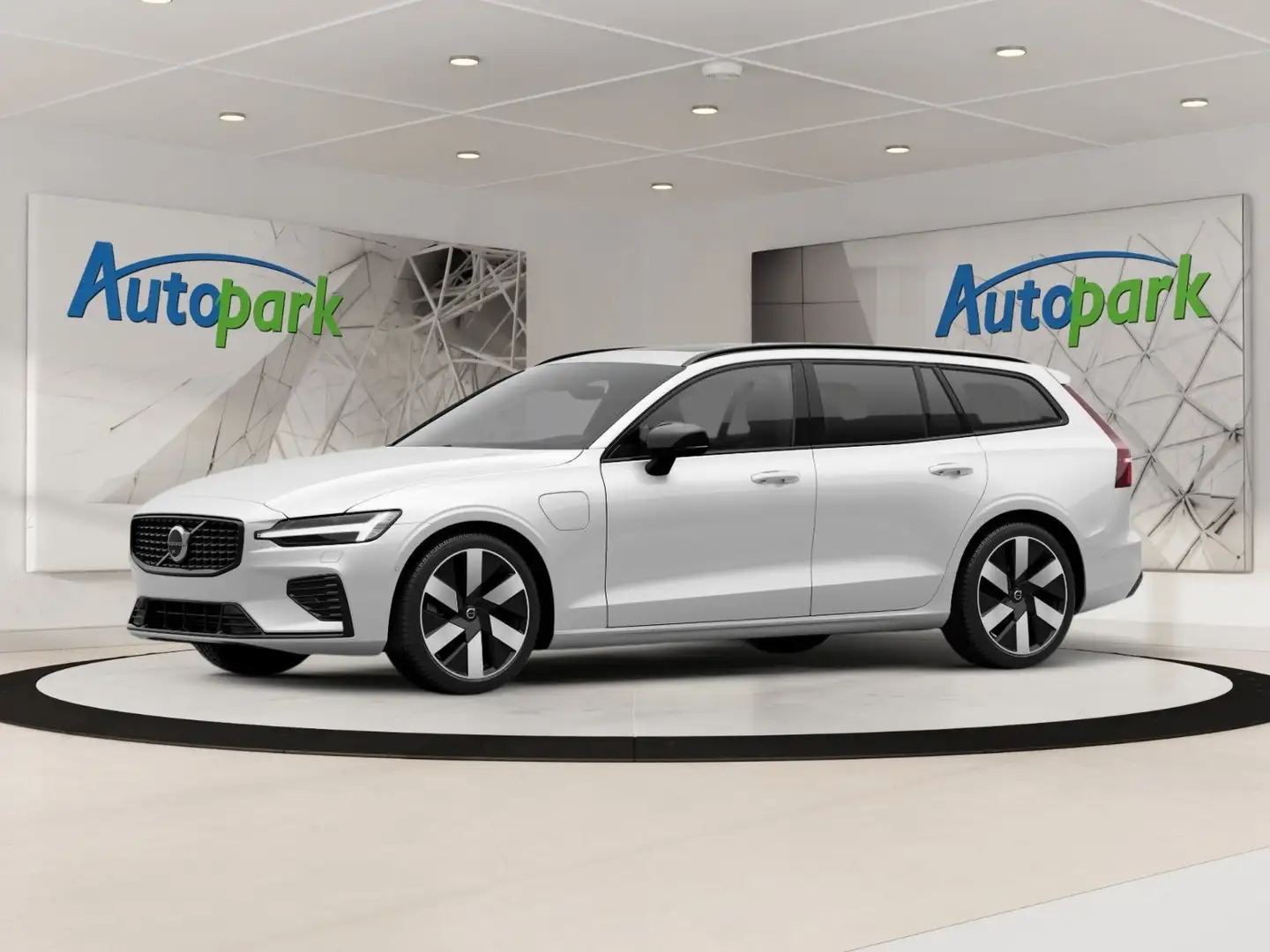 Volvo V60 Plus, T6 AWD Plug-in Hybrid, Elektrisch/Benzin, Da Weiß - 1