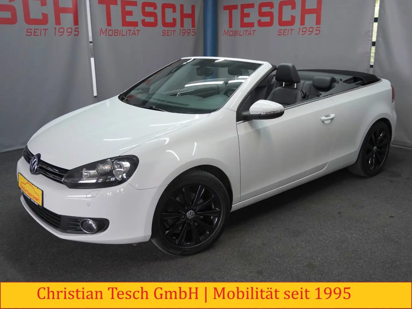 Volkswagen Golf Cabriolet 1.2 TSI BMT 2.Hand NAV SHZ PDC BT Weiß - 1