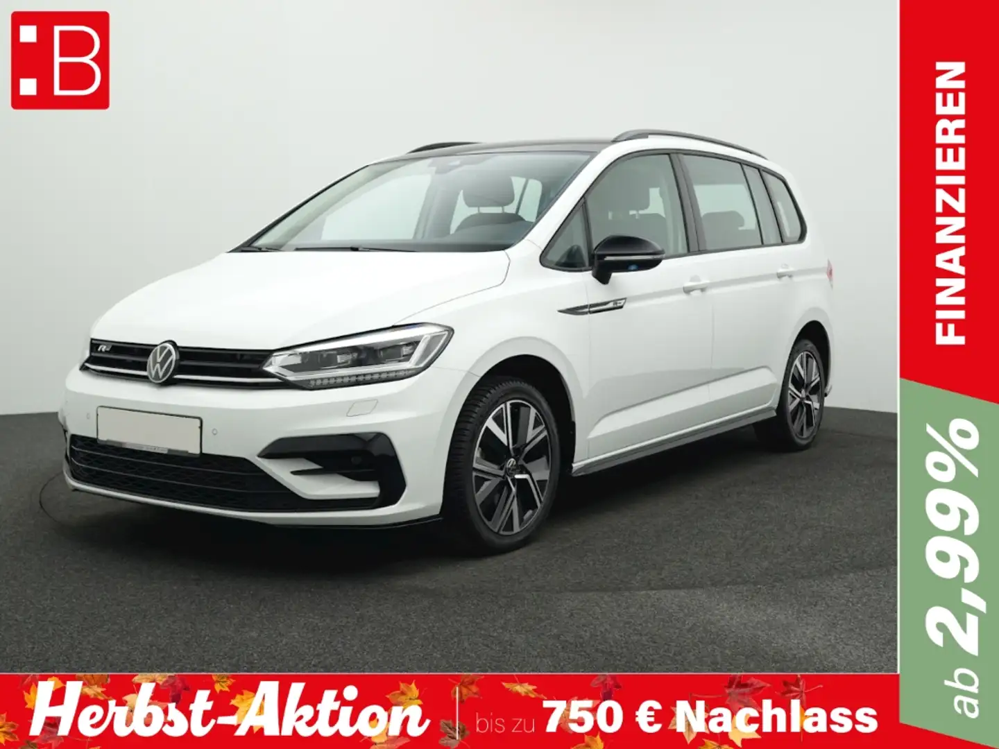 Volkswagen Touran 2.0 TDI DSG Highline R-Line BLACK-STYLE KAMERA NAV Weiß - 1