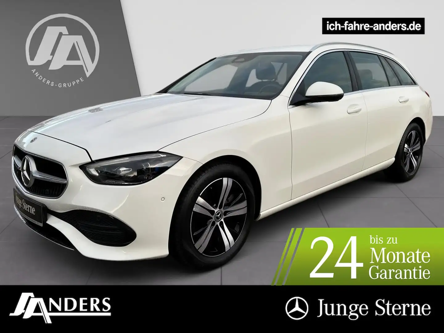 Mercedes-Benz C 200 d T Avantgarde+MBUX+LED+Kam+DIGITAL+EASY-P Blanc - 1