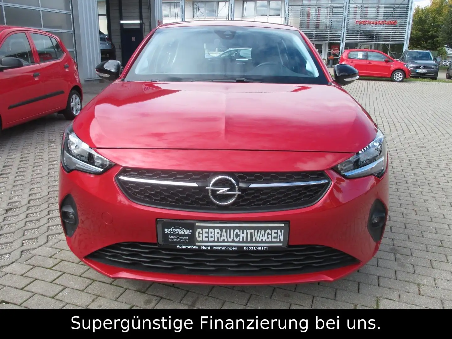 Opel Corsa F Edition,1-HAND,GARANTIE,KLIMA Rot - 2
