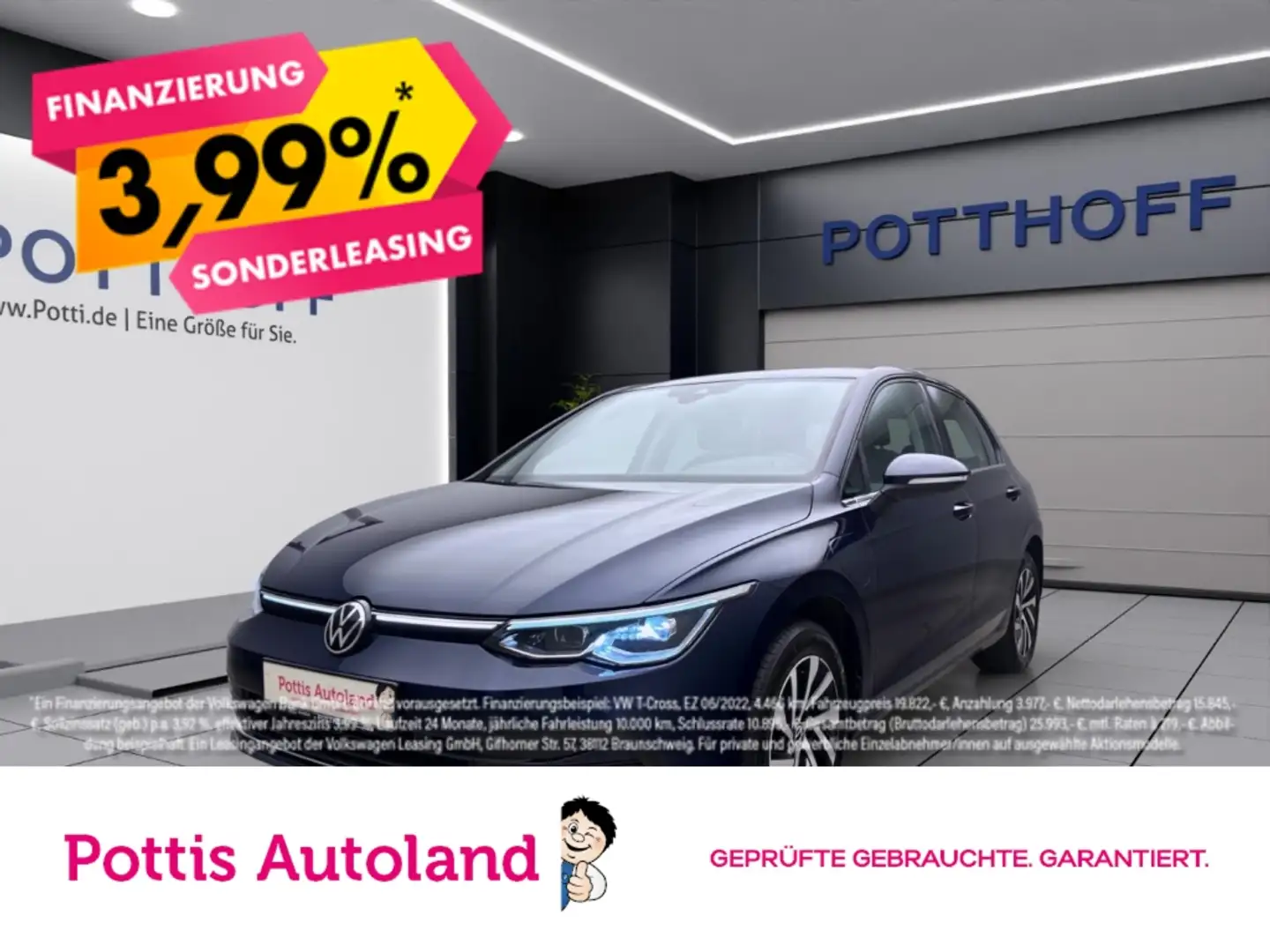 Volkswagen Golf 1.4 eHybrid STYLE NAVI ACC PDC LED Blau - 1