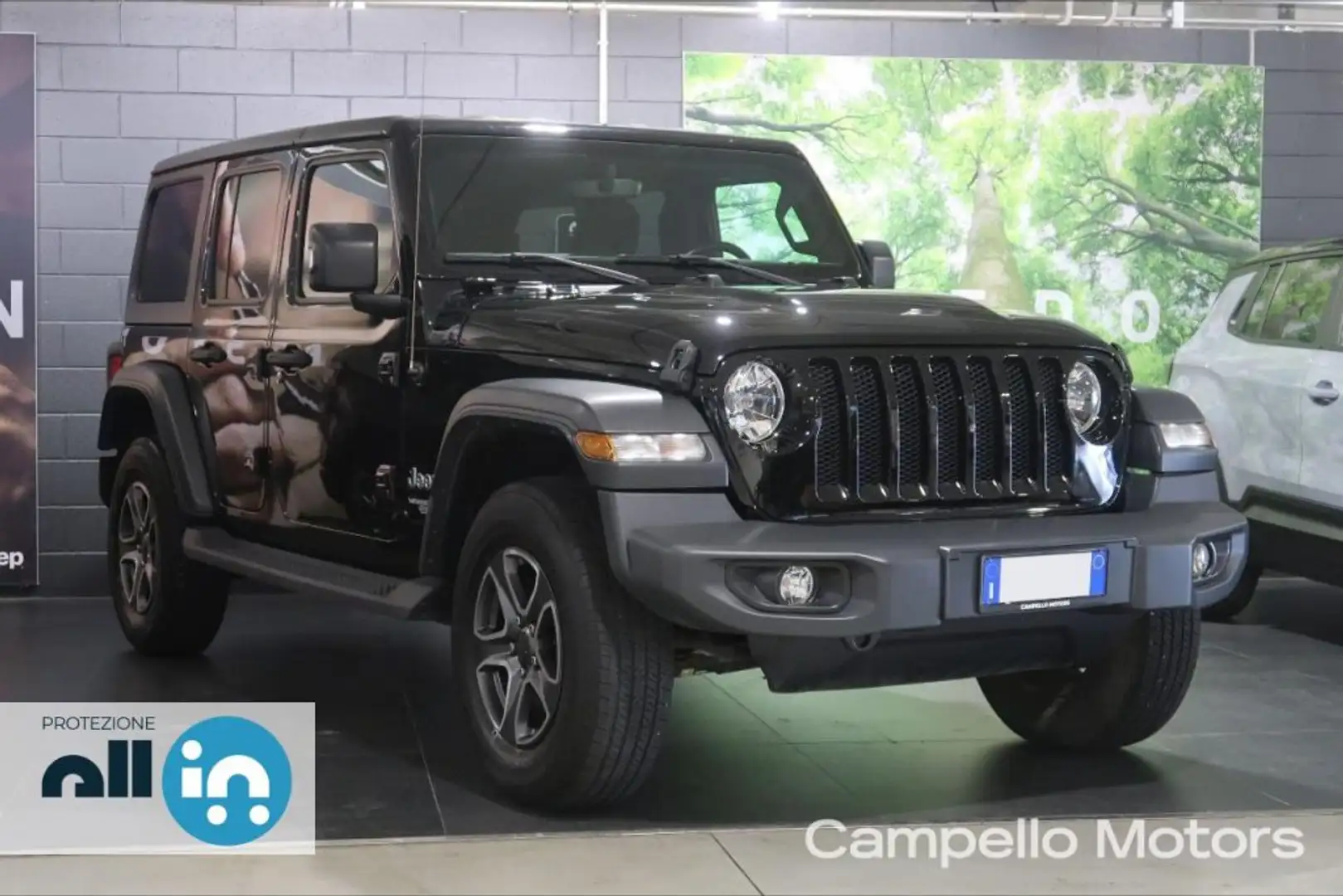 Jeep Wrangler Wrangler Unlimited 2.2 Mjt 200cv AT8 Sport Noir - 1