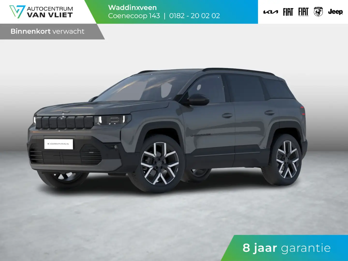 Jeep Compass First Edition 74 kWh | Adapt. Cruise | Camera | Ca Grijs - 1