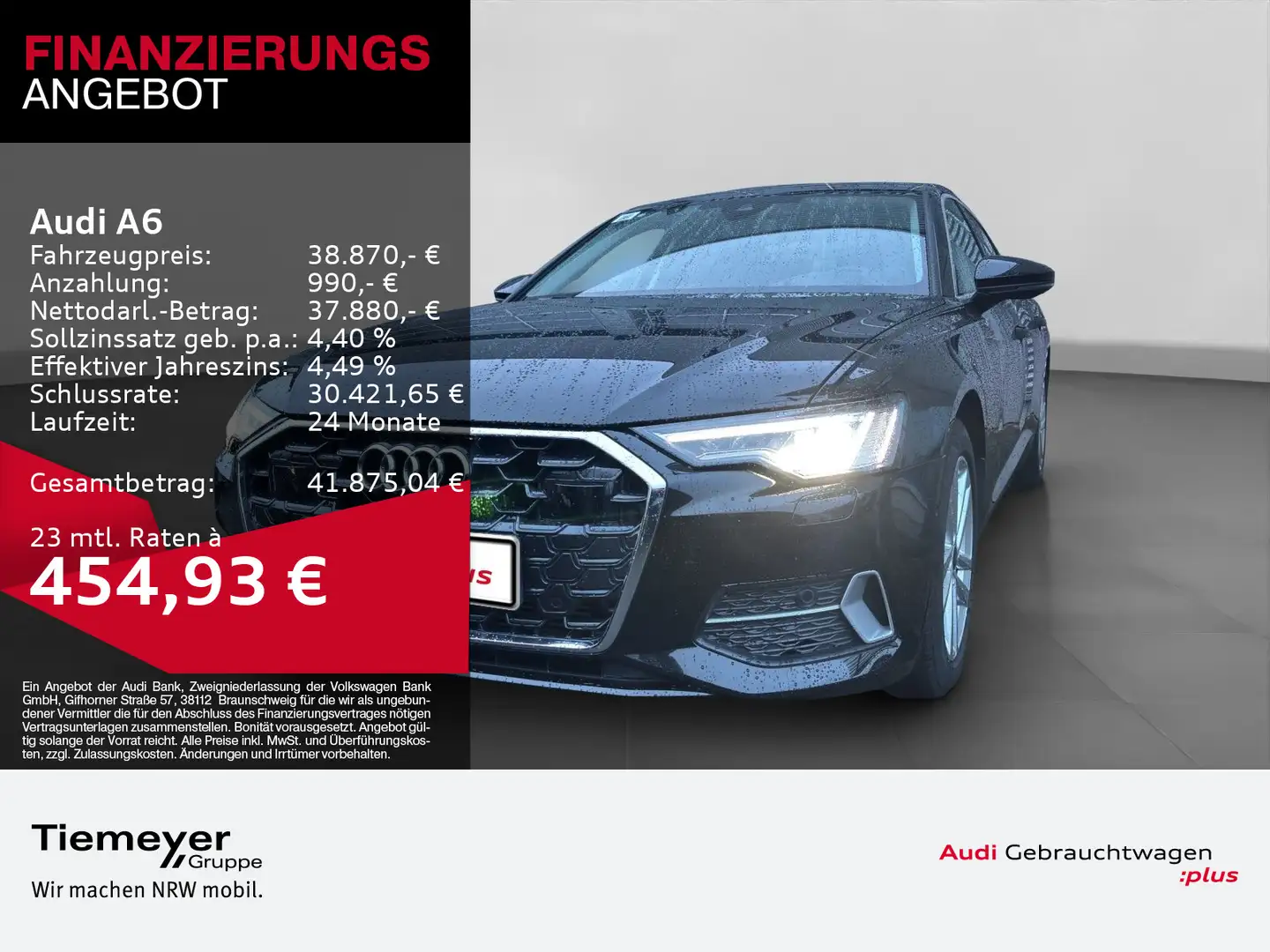 Audi A6 50 TFSIe Q ADVANCED AHK HuD MEMORY KAMERAS Schwarz - 1