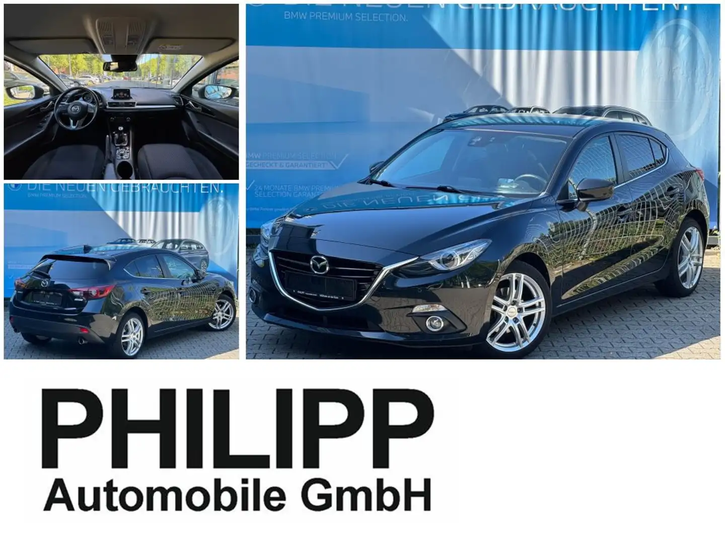 Mazda 3 Sports-Line Head-Up BOSE Kamera Keyless Xenon Nero - 1