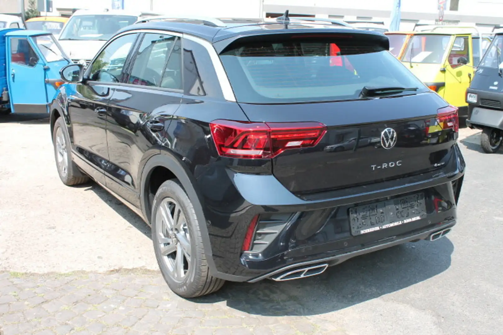 Volkswagen T-Roc 2,0 TDi 4-Motion R-Line Navi DSG SOFORT !!! Negro - 2