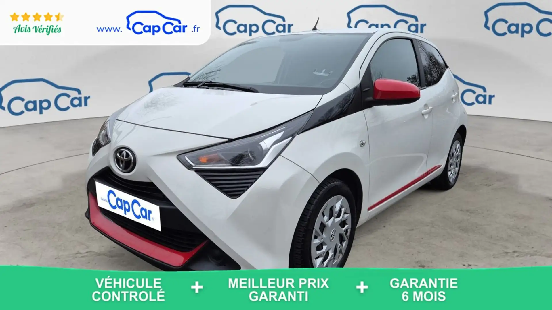 Toyota Aygo 1.0 VVT-i 72 X-Play Blanc - 1
