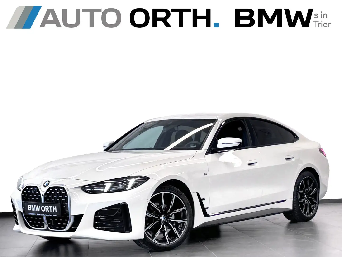 BMW 420 420d xDrive Gran Coupé M-SPORT HUD ACC 360° H/K Blanc - 1