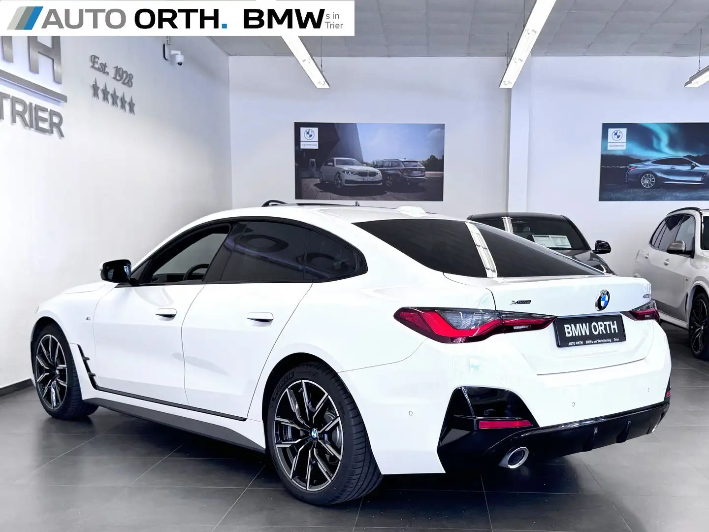 BMW 420 420d xDrive Gran Coupé M-SPORT HUD ACC 360° H/K Blanc - 2