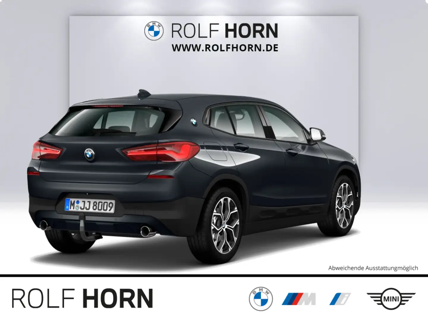 BMW X2 sDrive20i Advantage Navi HUD AHK RFK LED 18" Grau - 2