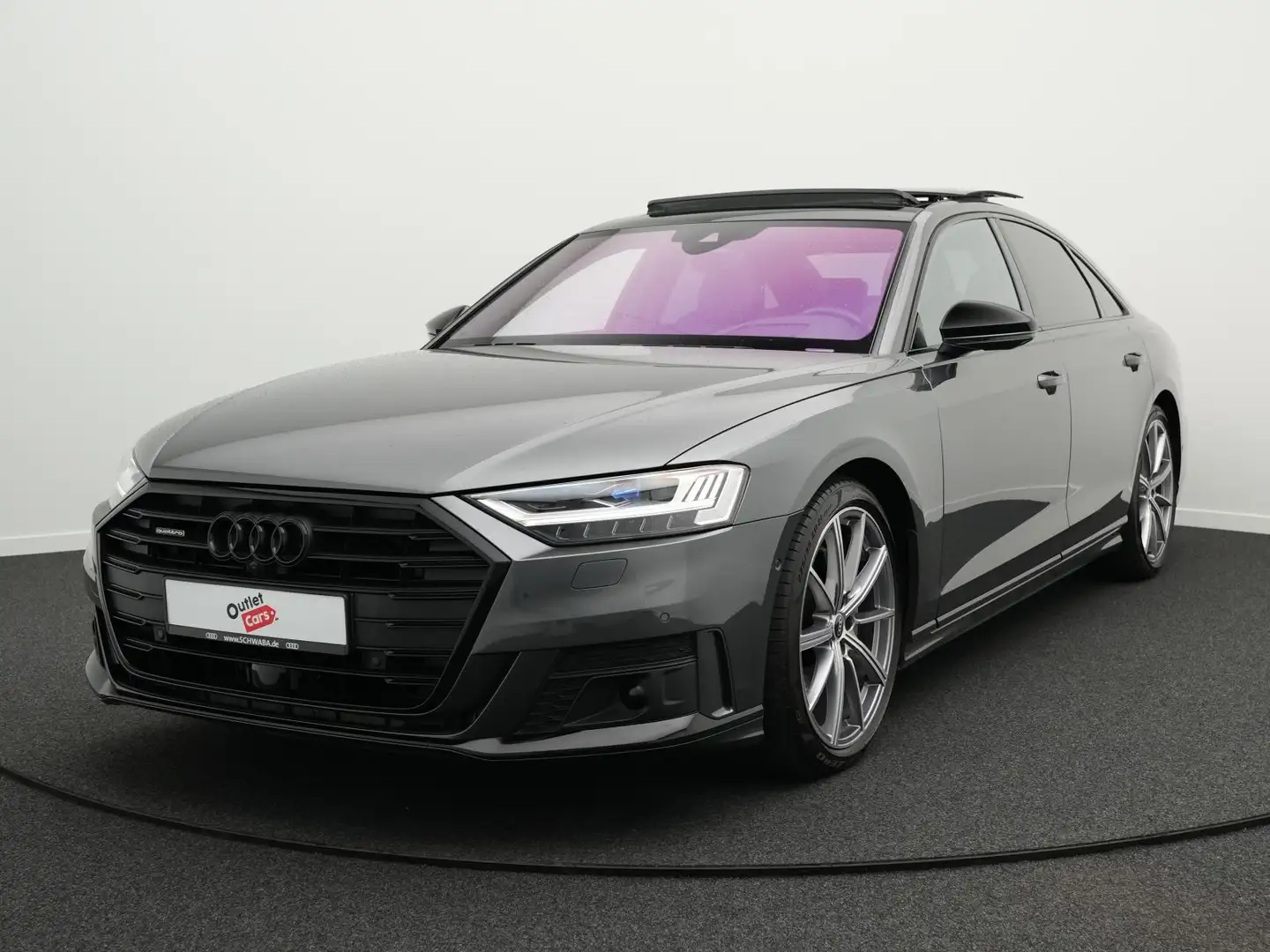 Audi A8 50 TDI qu. tiptronic *ACC*AHK*PANO*StdHz*21'' Gris - 2