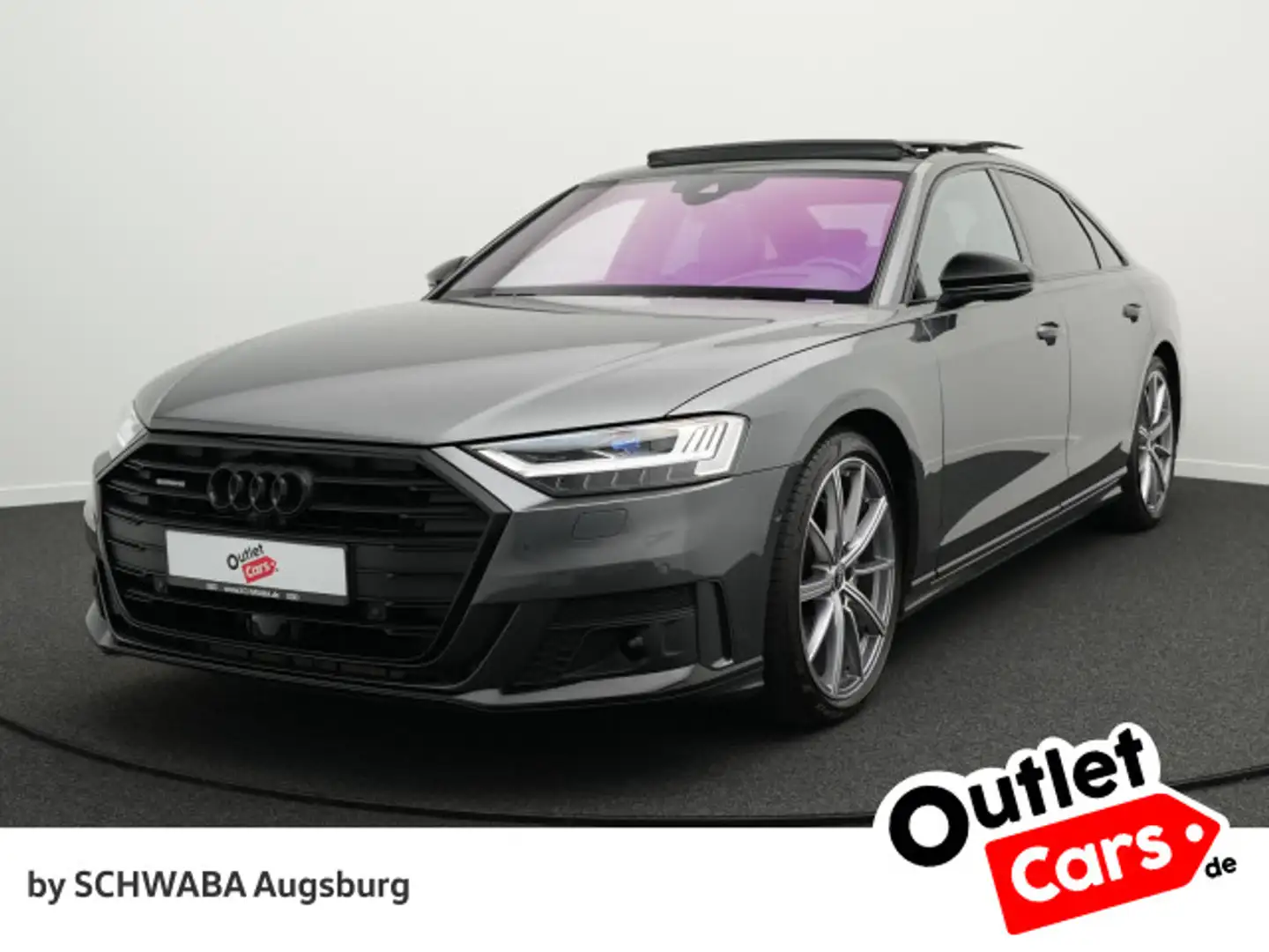 Audi A8 50 TDI qu. tiptronic *ACC*AHK*PANO*StdHz*21'' Gris - 1