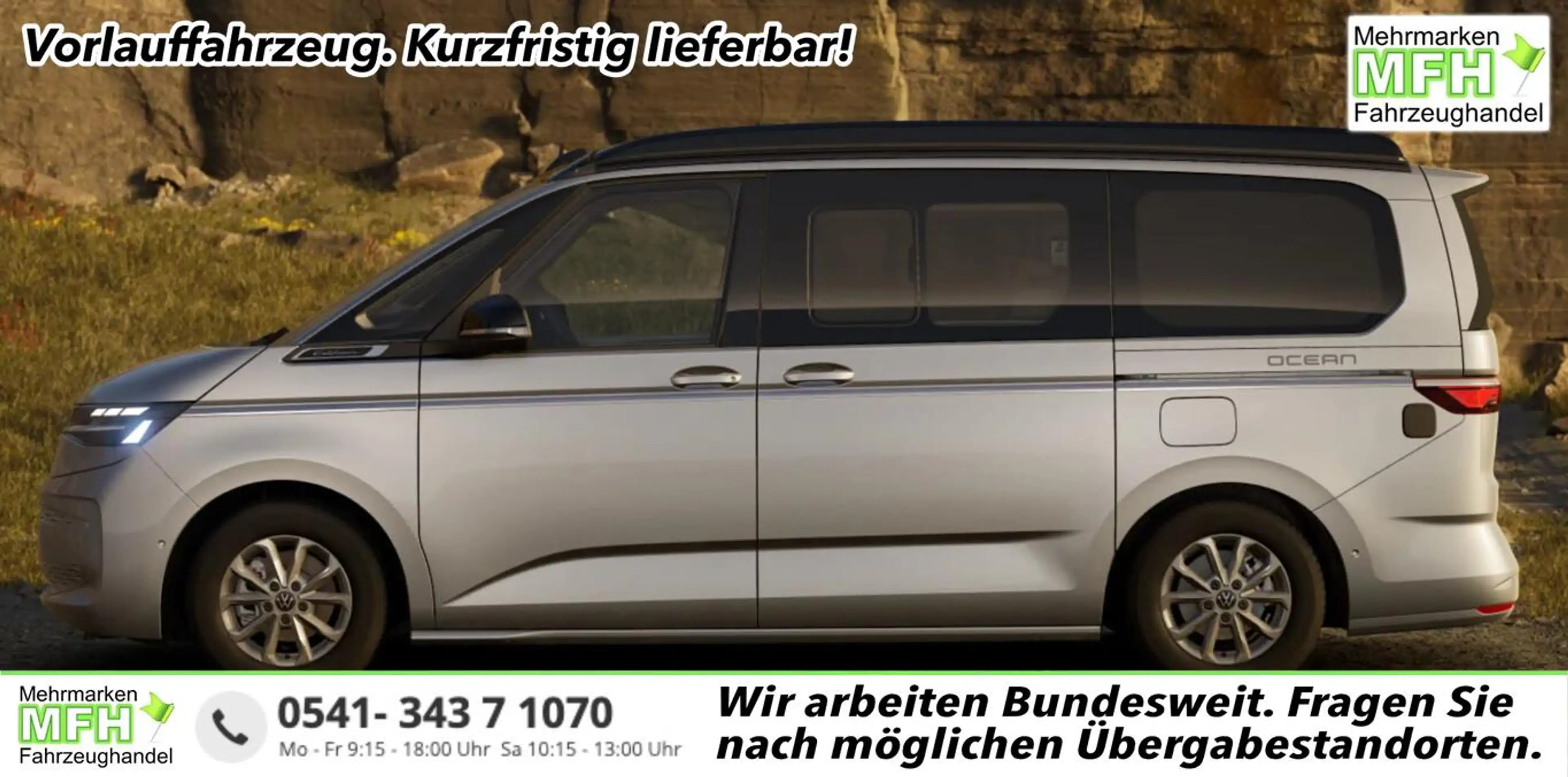 Volkswagen T7 California Ocean Nav AHK Markise Keyl ParkP 110 kW (150 PS...