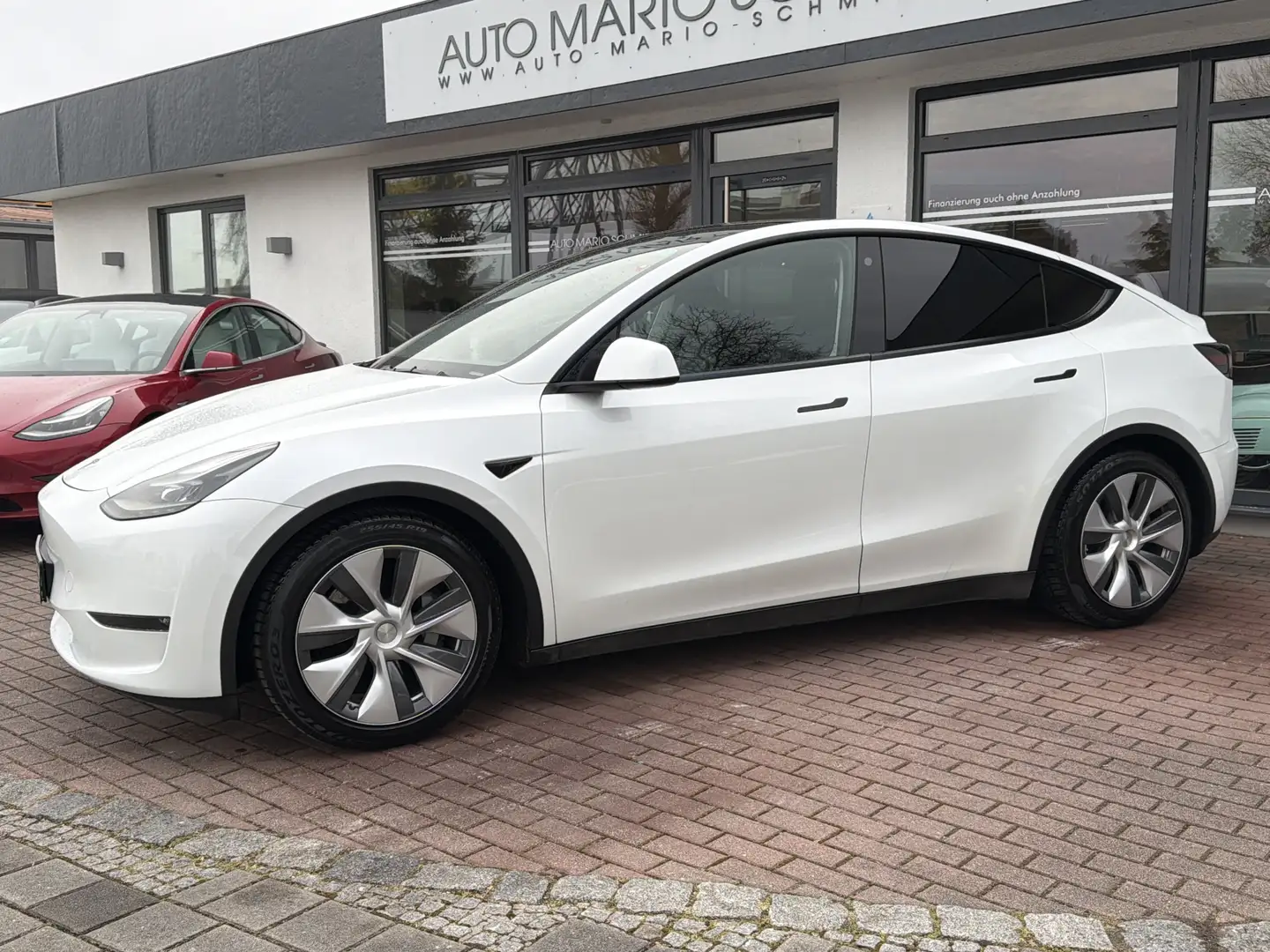 Tesla Model Y Long Range Dual AWD ACC8fach Blanc - 2