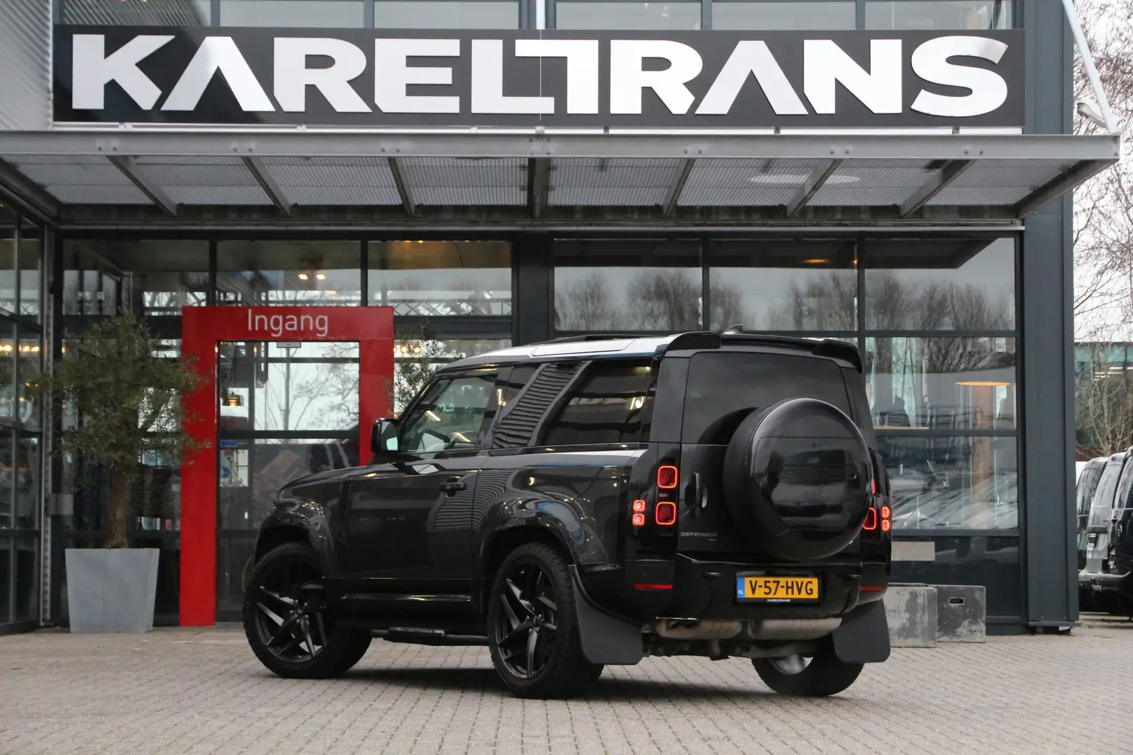 Land Rover Defender 90 3.0 D300 | Grijs kenteken | Luchtvering | Panor Grijs - 2