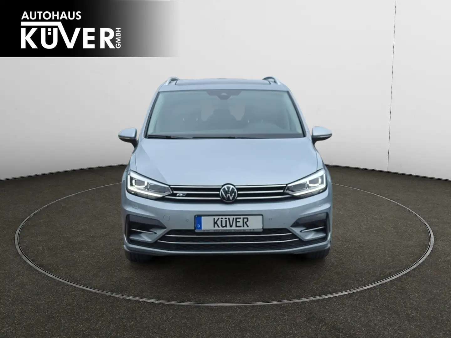 Volkswagen Touran R-Line 2,0 TDI DSG Navi+ACC+AHK+Pano+7S Silber - 2