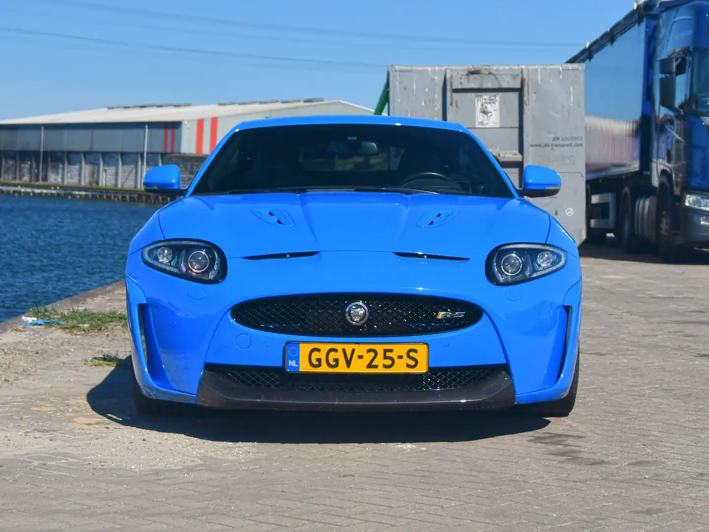 Jaguar XKR XKR-S coupé R-S Carbon French Racing Blue Blauw - 2