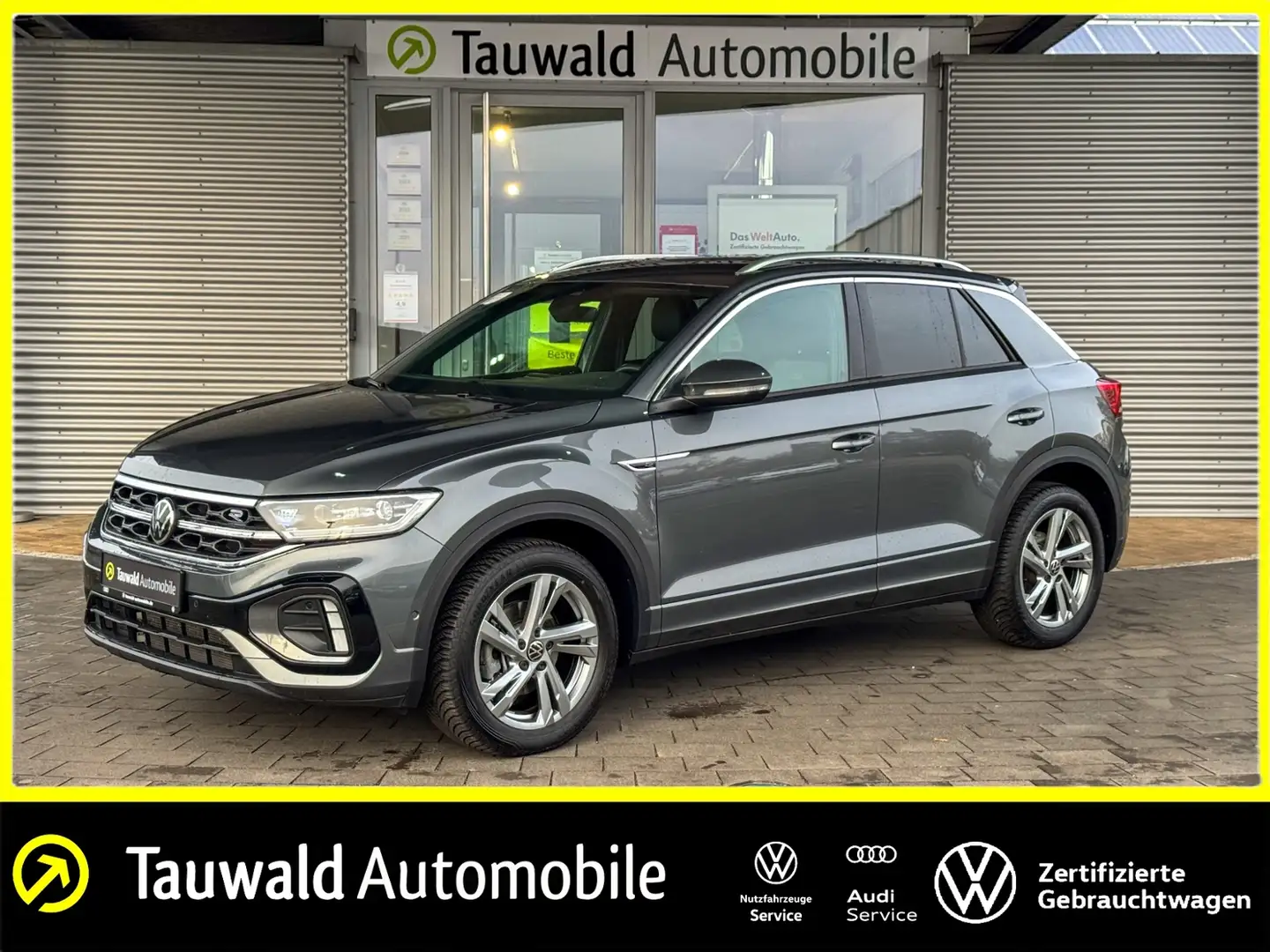 Volkswagen T-Roc 1.5 TSI DSG R-Line RFK/ACC/IQ/APP/KESSY Grau - 1