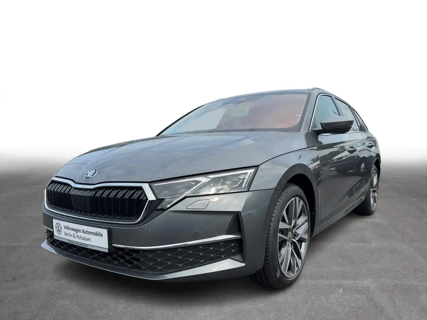 Skoda Octavia Combi 2.0TDI DSG Exclusive NAVI LED Grau - 2