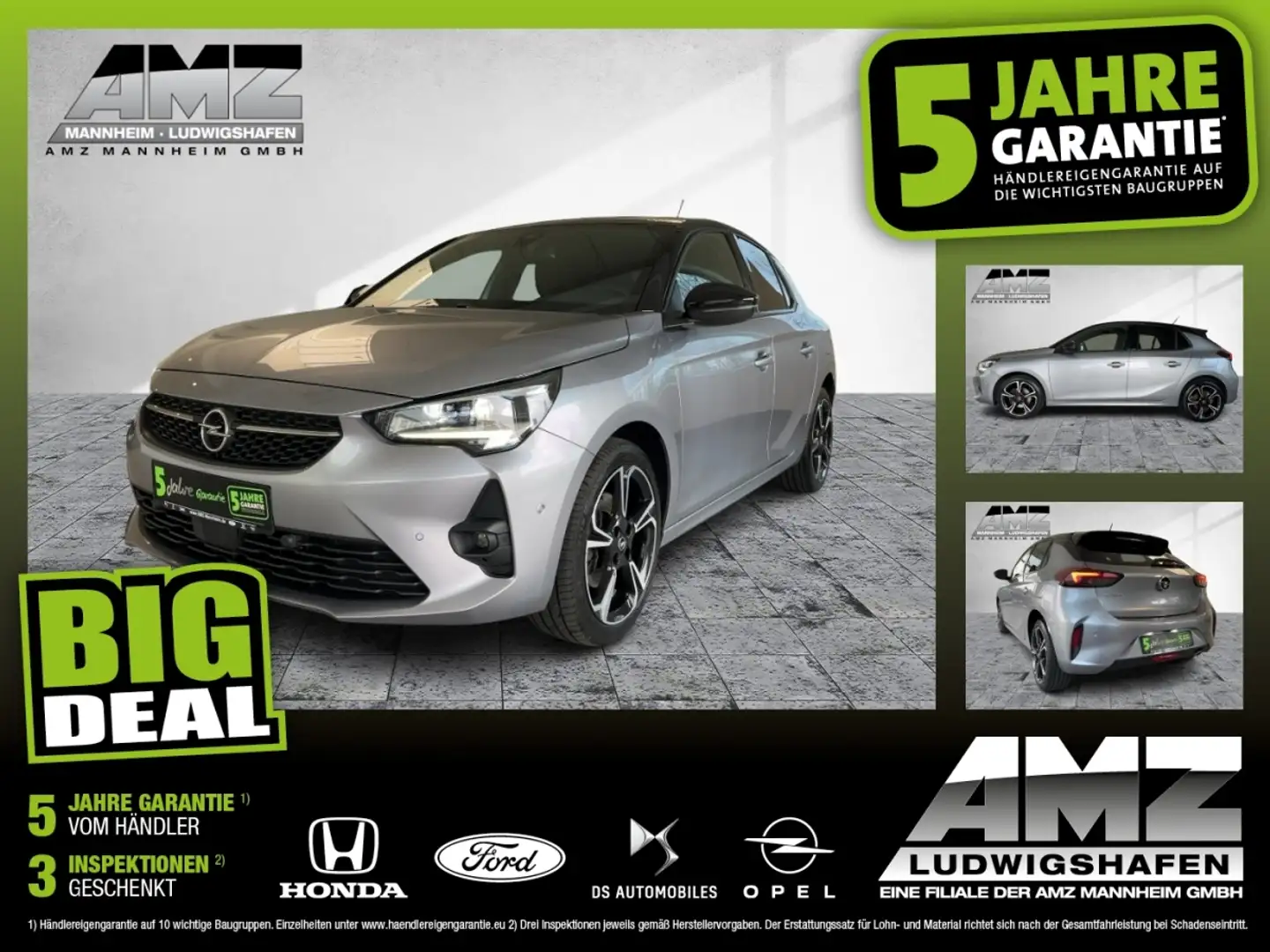 Opel Corsa F 1.2T Standheizung,Rückfahrkamera,Kllima Gris - 1